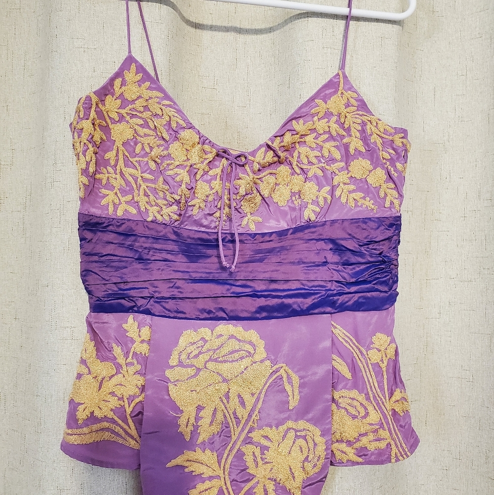 NWT Designer silk top